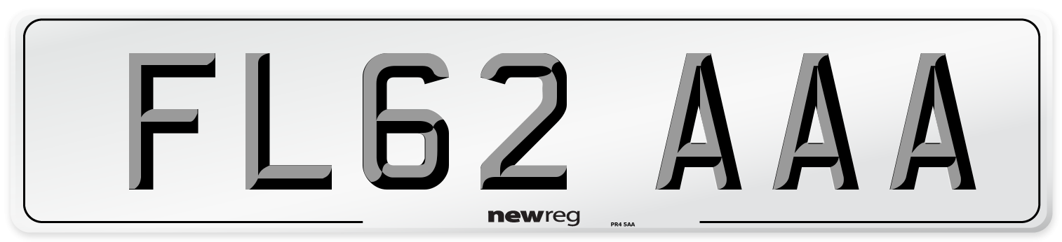 FL62 AAA Number Plate from New Reg